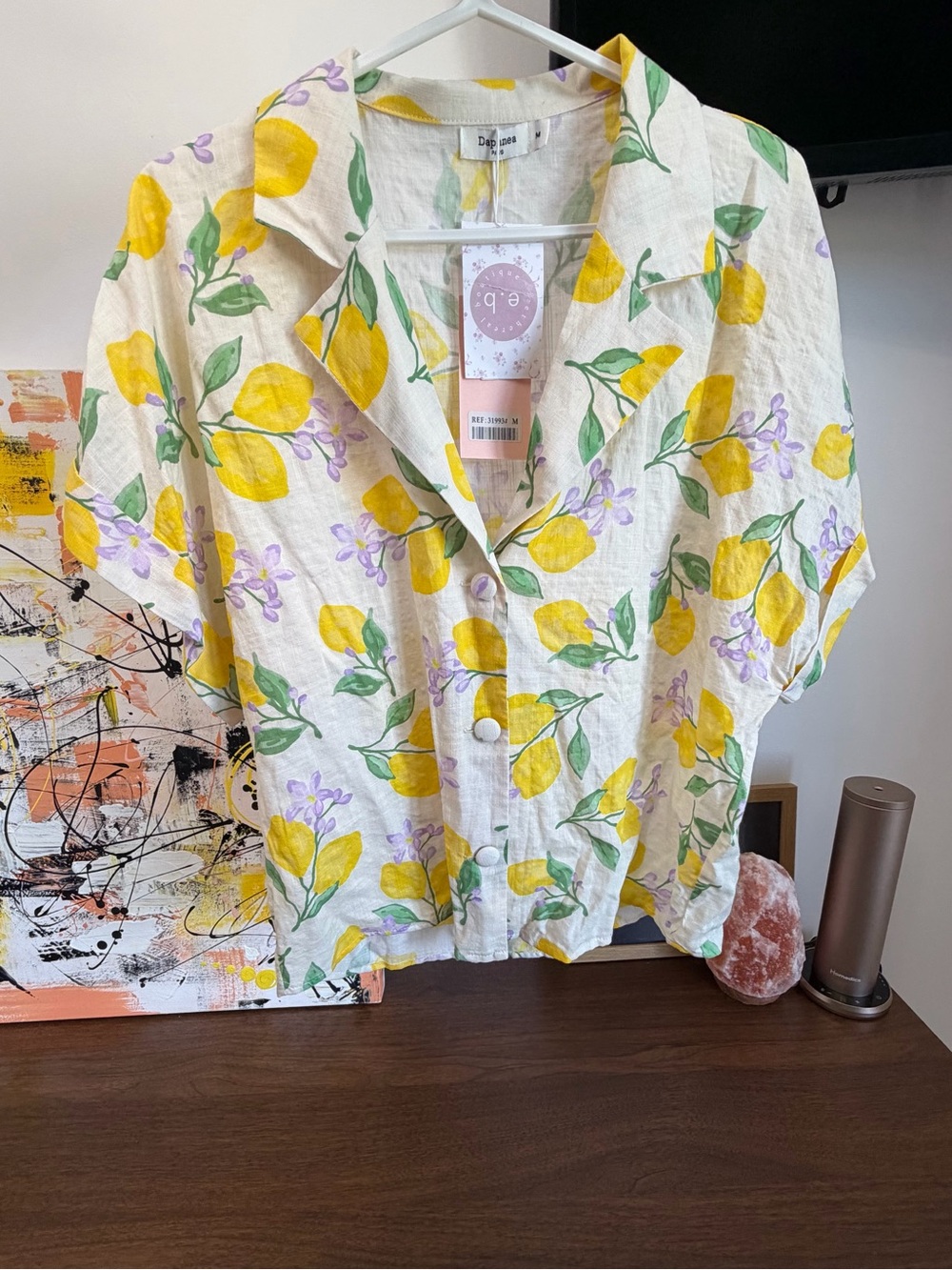DAPHNEA PARIS LEMON BLOUSE
